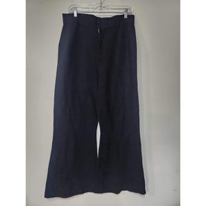 Anthropologie Black Knit Wide Leg Pants Siz XL. A42